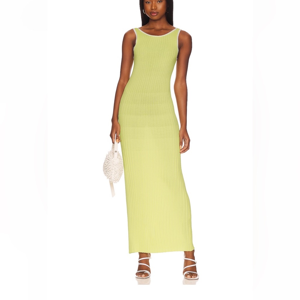 Yellow Knit Dress S